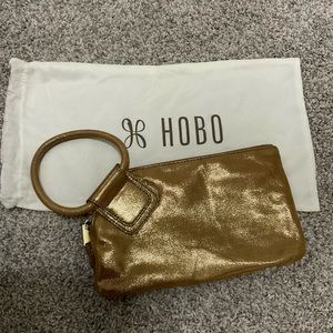 Gold HOBO Wristlet